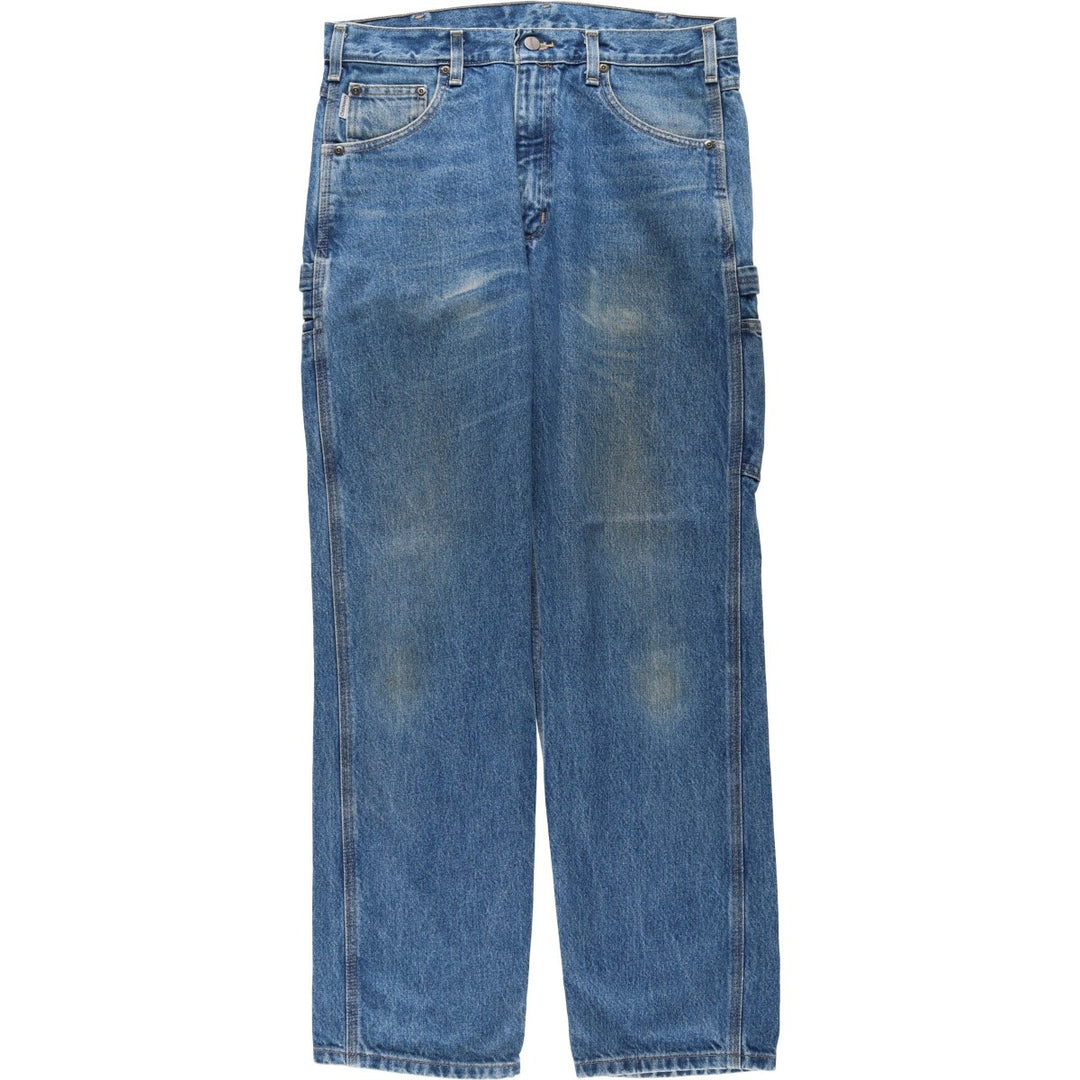 Carhartt Relaxed Fit Denim Painter Pants, Men's, W34 equivalent cotton blue type Vintage Second Hand