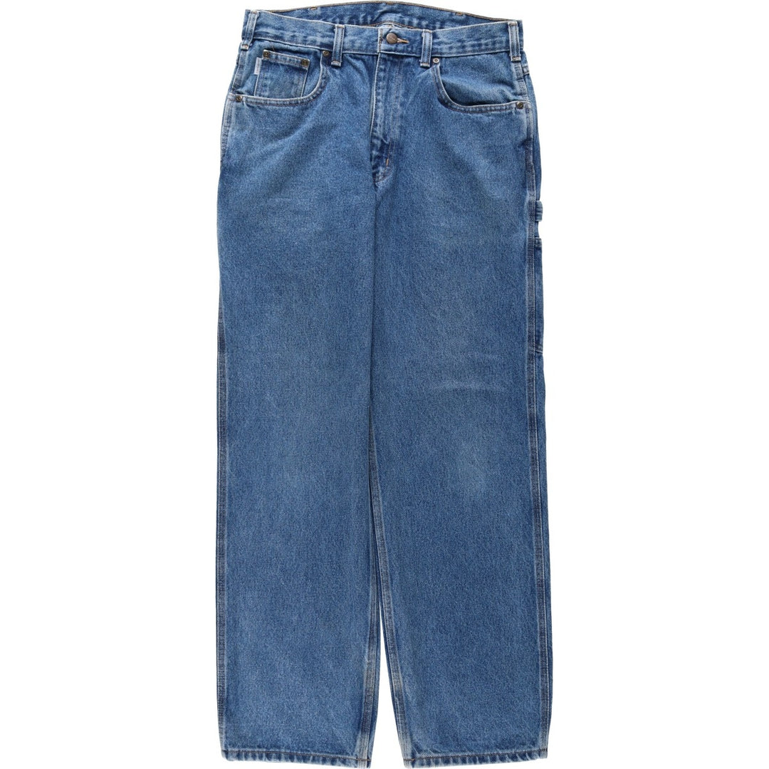Carhartt Relaxed Fit Denim Painter Pants, Men's Size W32 (approx.) cotton blue type Vintage Second Hand