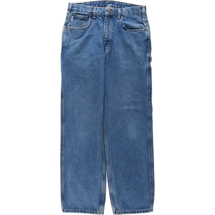 Carhartt Relaxed Fit Denim Painter Pants, Men's Size W32 (approx.) cotton blue type Vintage Second Hand
