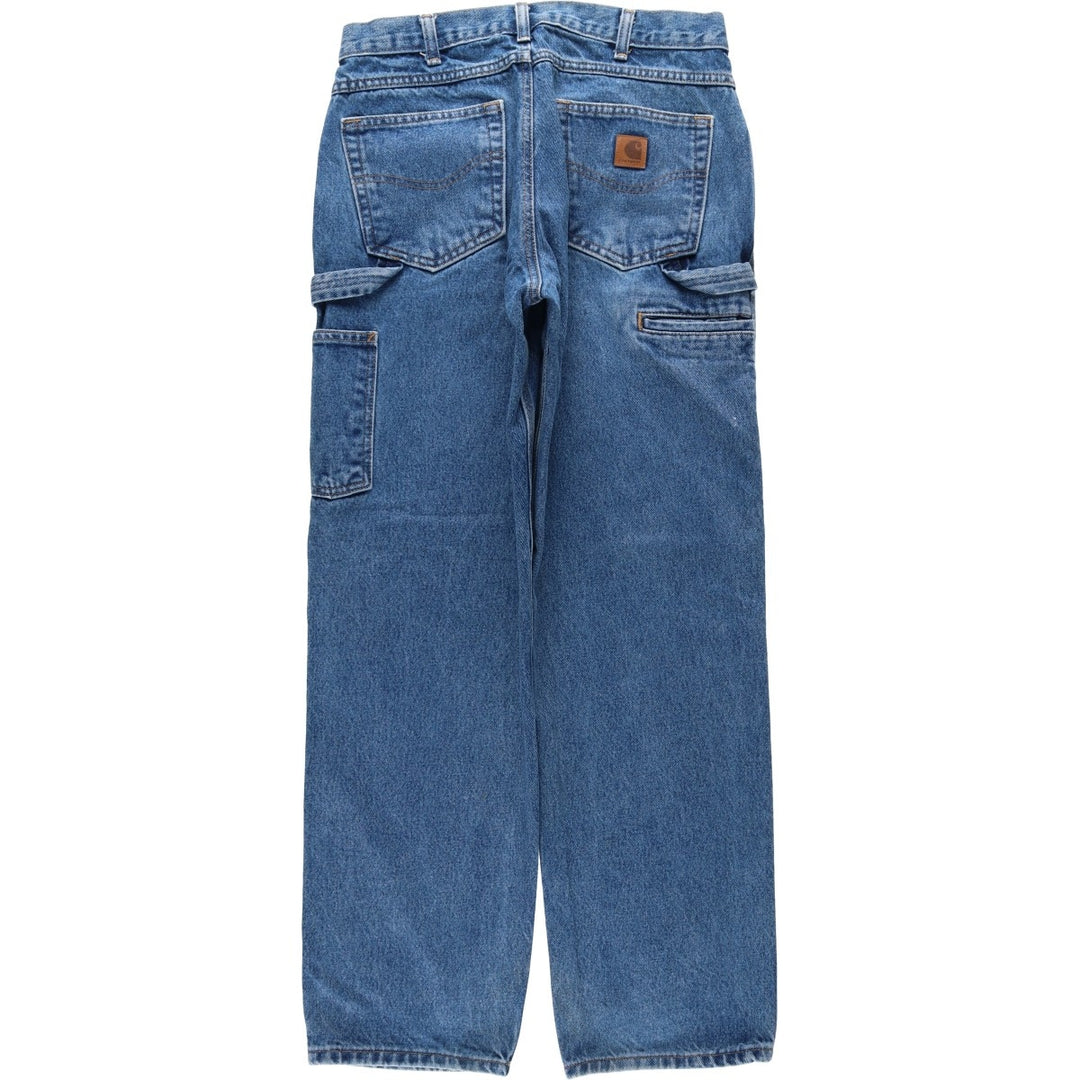 Carhartt Relaxed Fit Denim Painter Pants, Men's Size W32 (approx.) cotton blue type Vintage Second Hand