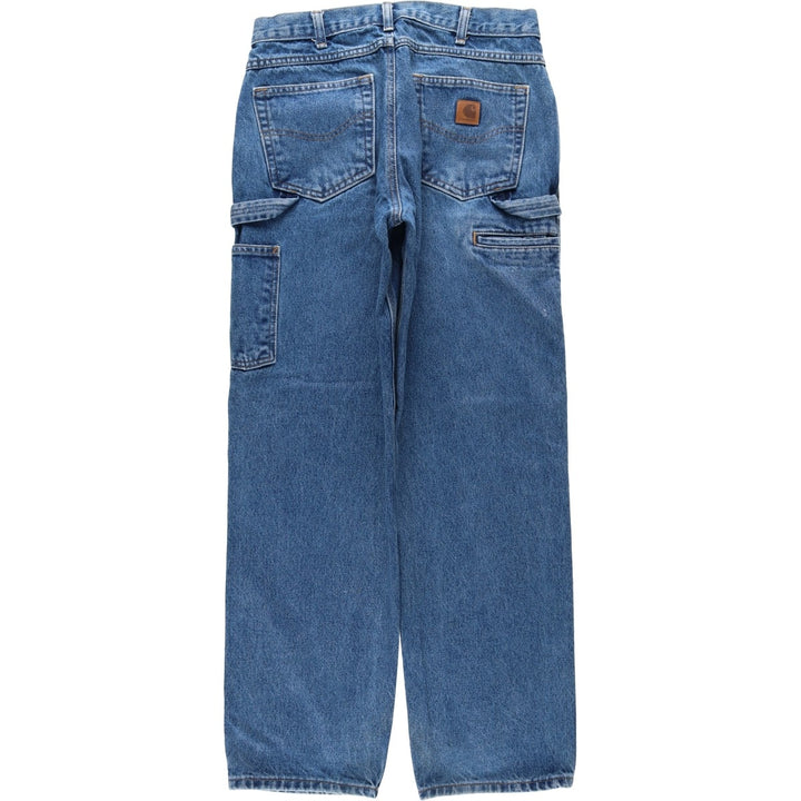 Carhartt Relaxed Fit Denim Painter Pants, Men's Size W32 (approx.) cotton blue type Vintage Second Hand