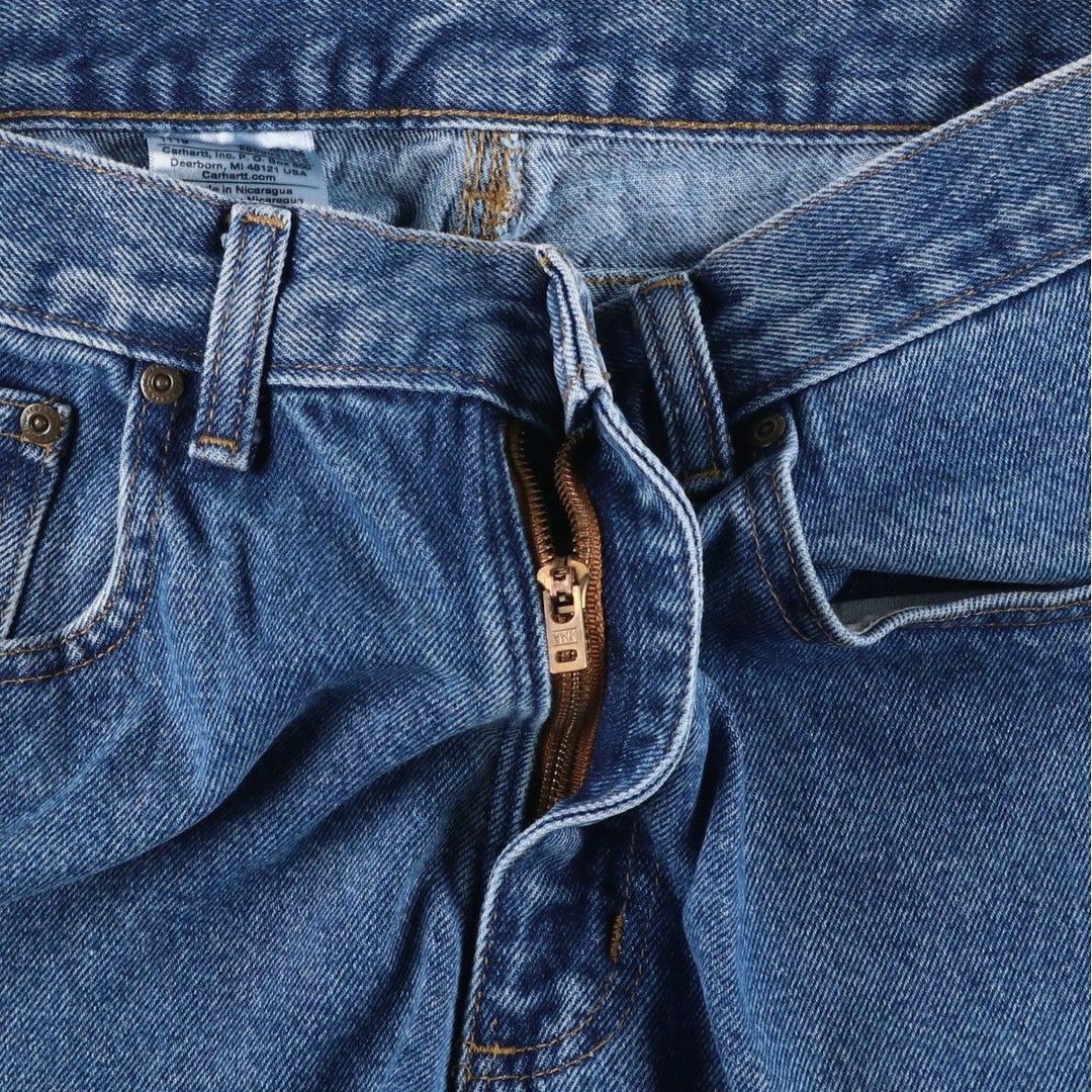 Carhartt Relaxed Fit Denim Painter Pants, Men's Size W32 (approx.) cotton blue type Vintage Second Hand
