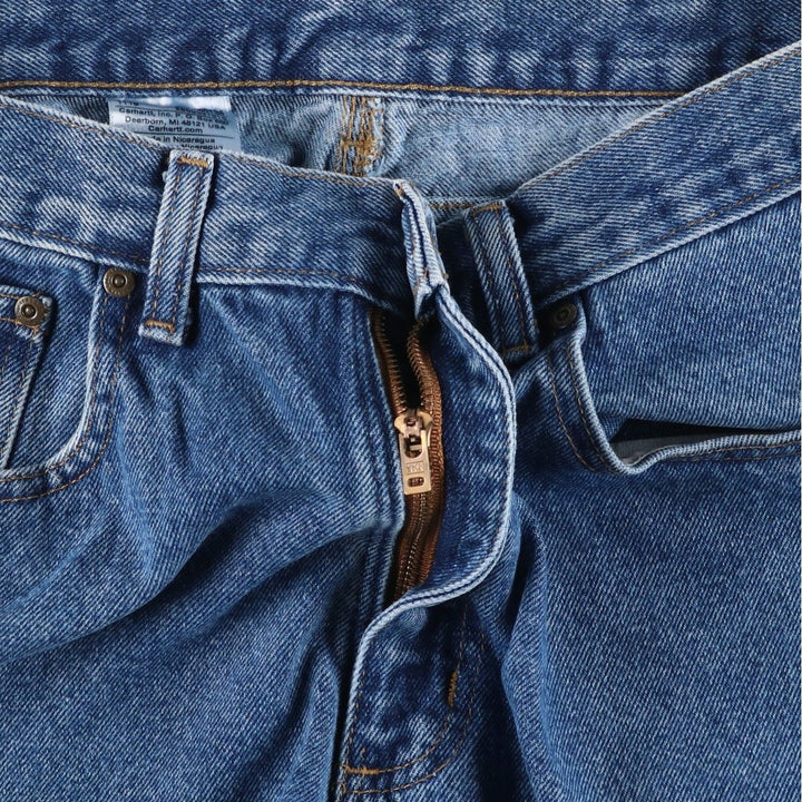 Carhartt Relaxed Fit Denim Painter Pants, Men's Size W32 (approx.) cotton blue type Vintage Second Hand