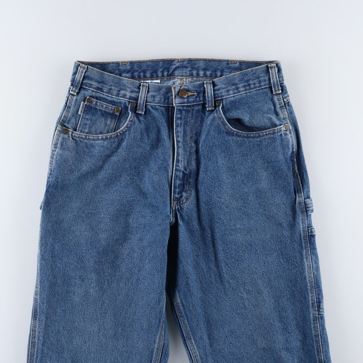 Carhartt Relaxed Fit Denim Painter Pants, Men's Size W32 (approx.) cotton blue type Vintage Second Hand