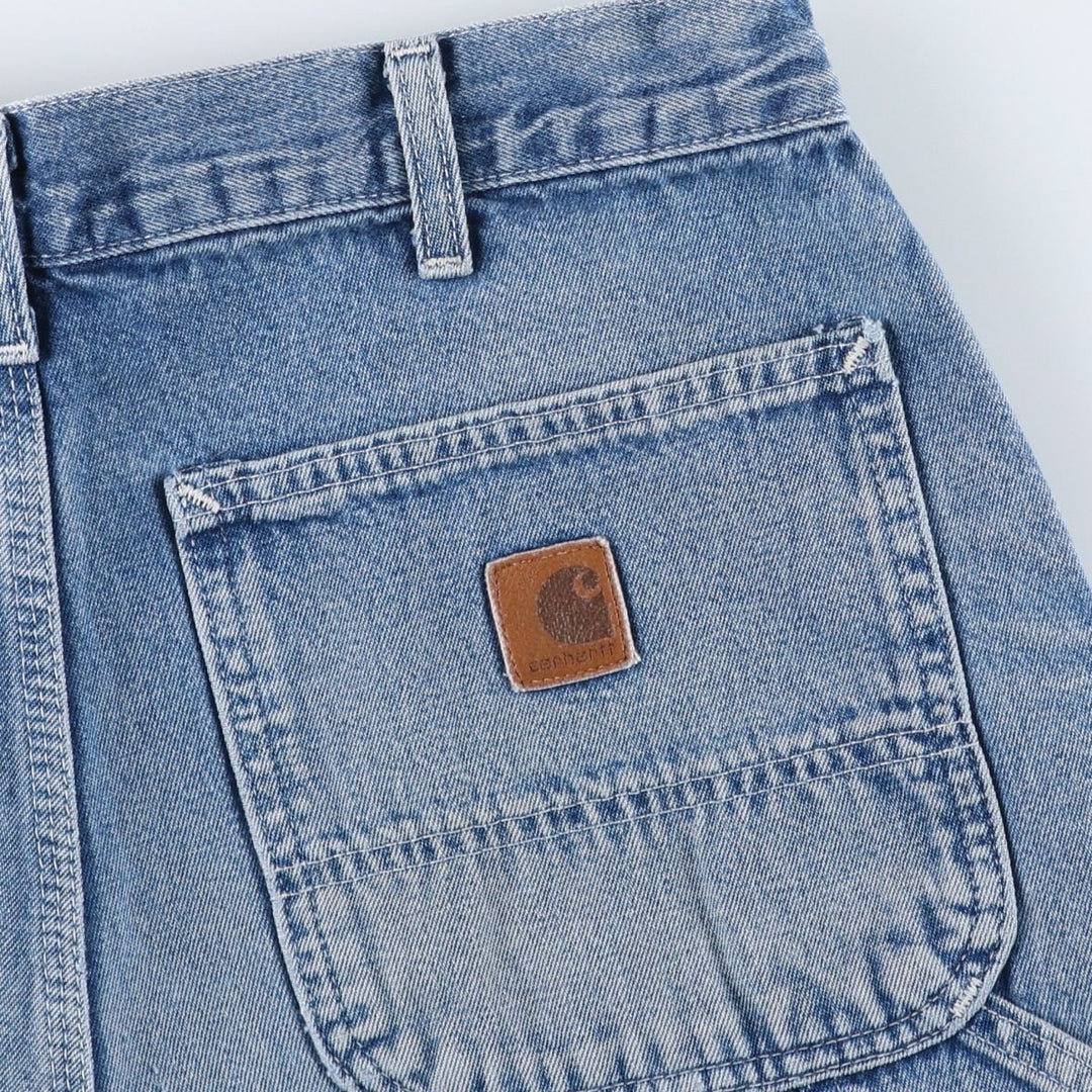 Carhartt Dungaree Fit Denim Painter Pants, Men's W32 (approx.) cotton blue type Vintage Second Hand