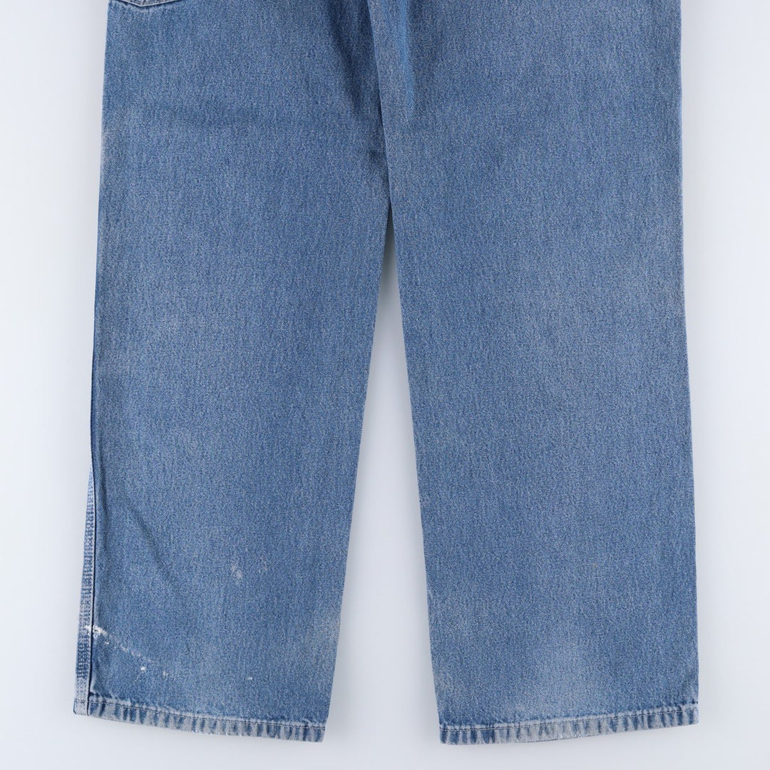 Carhartt Dungaree Fit Denim Painter Pants, Men's W32 (approx.) cotton blue type Vintage Second Hand
