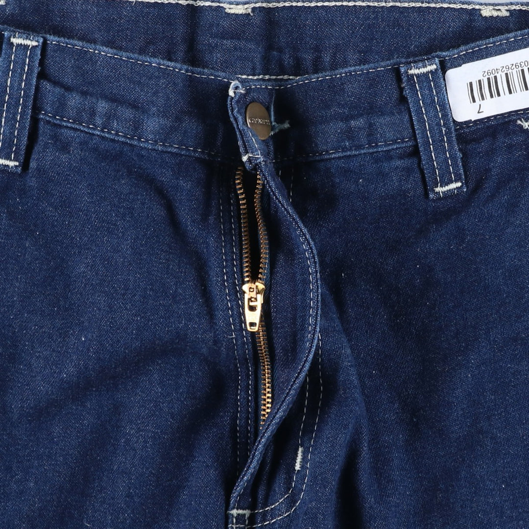 Carhartt Dungaree Fit Denim Painter Pants, Men's, W34 equivalent cotton blue type Vintage Second Hand