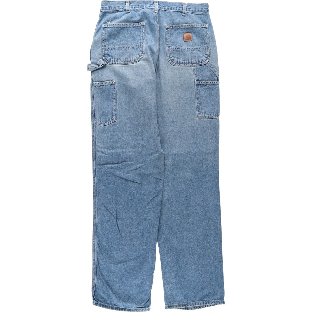 Carhartt Loose Original Fit Denim Painter Pants, Men's, W34 equivalent cotton blue type Vintage Second Hand