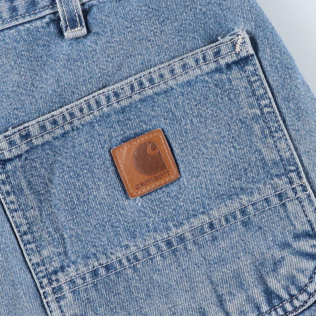 Carhartt Loose Original Fit Denim Painter Pants, Men's, W34 equivalent cotton blue type Vintage Second Hand