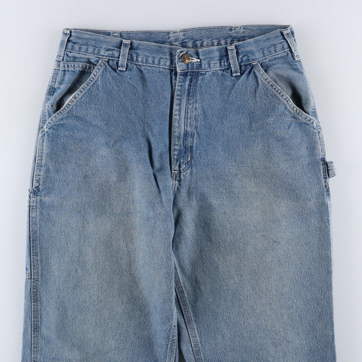 Carhartt Loose Original Fit Denim Painter Pants, Men's, W34 equivalent cotton blue type Vintage Second Hand