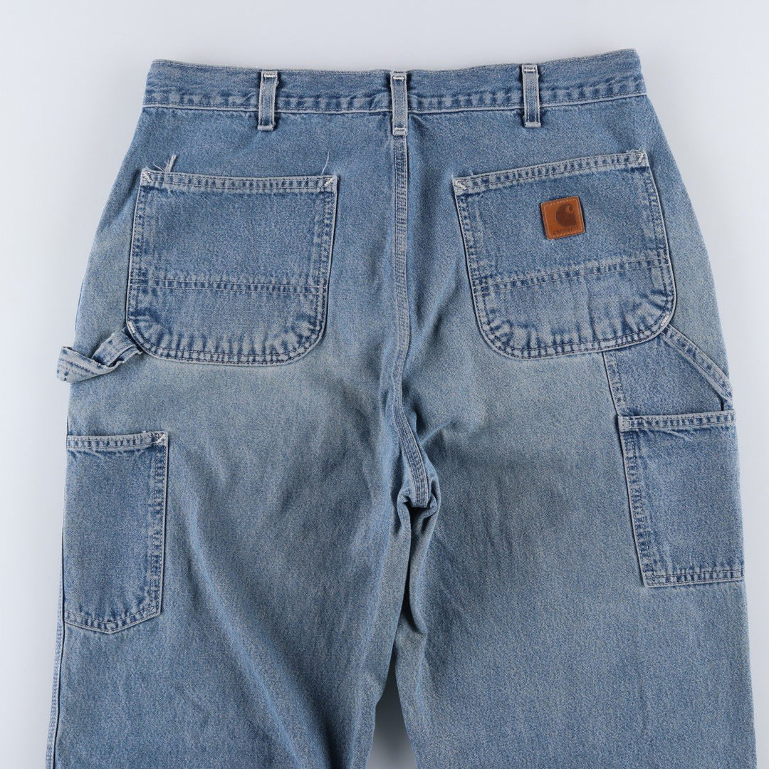 Carhartt Loose Original Fit Denim Painter Pants, Men's, W34 equivalent cotton blue type Vintage Second Hand