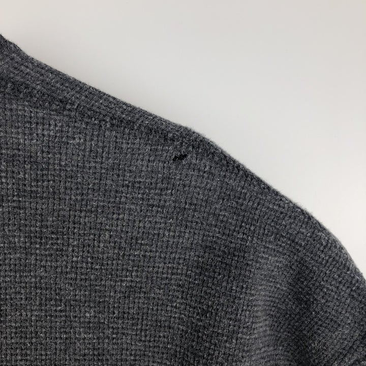 Ralph Lauren POLO RALPH LAUREN SLEEPWEAR Thermal Long T-shirt Waffle Men's XXL cotton Charcoal Vintage Second Hand