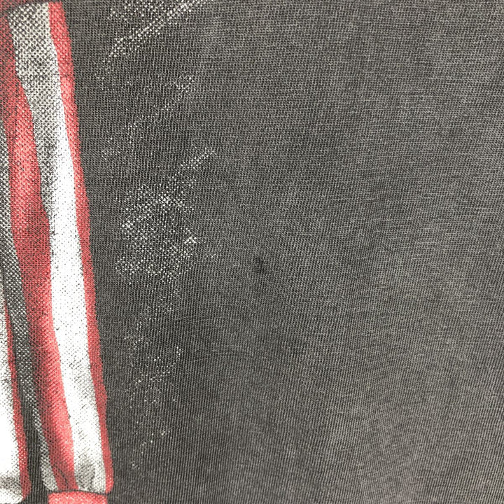 BUNDESLIGA BAYERN MUNICH Sports Print T-Shirt (Men's Size L) unclear black type Vintage Second Hand