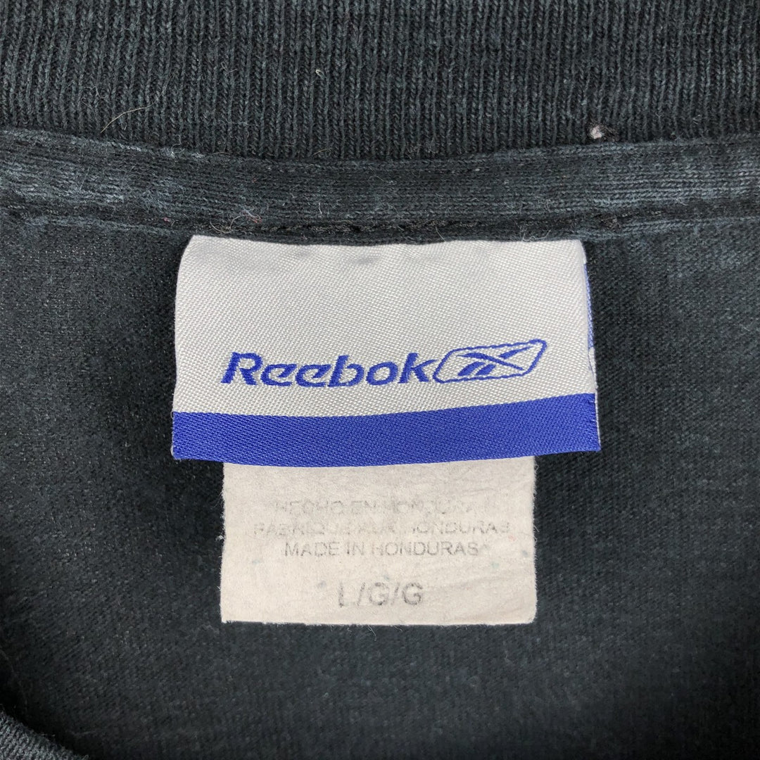 Reebok NFL Jacksonville Jaguars sports print T-shirt, men's size L (approx.) cotton black type Vintage Second Hand