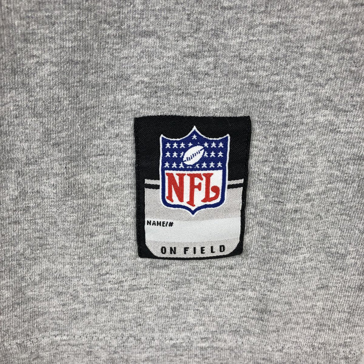 2000'S Reebok NFL Tampa Bay Buccaneers sports print T-shirt, men's size L (approx.) cotton gray type Vintage Second Hand