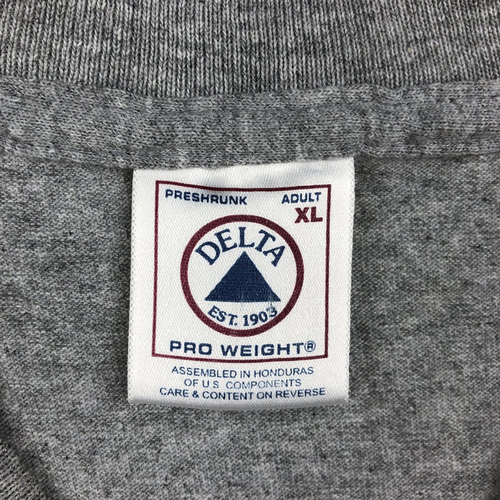 Delta MLB Boston Red Sox Sports Print T-Shirt, Men's Size XL (approx.) cotton gray type Vintage Second Hand