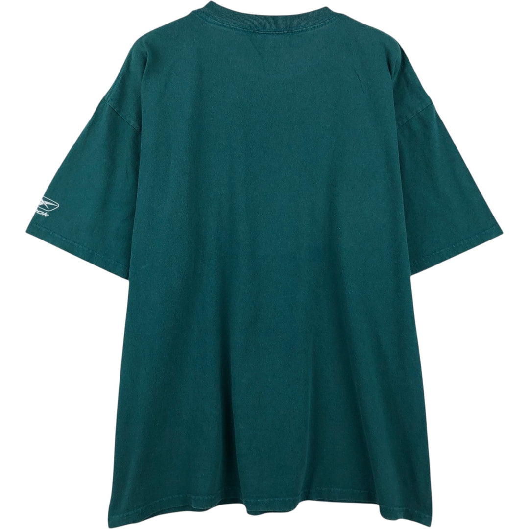 Reebok NFL Philadelphia Eagles sports print T-shirt, men's size L (approx.) cotton green type Vintage Second Hand