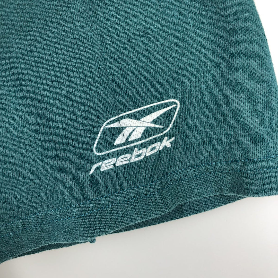 Reebok NFL Philadelphia Eagles sports print T-shirt, men's size L (approx.) cotton green type Vintage Second Hand