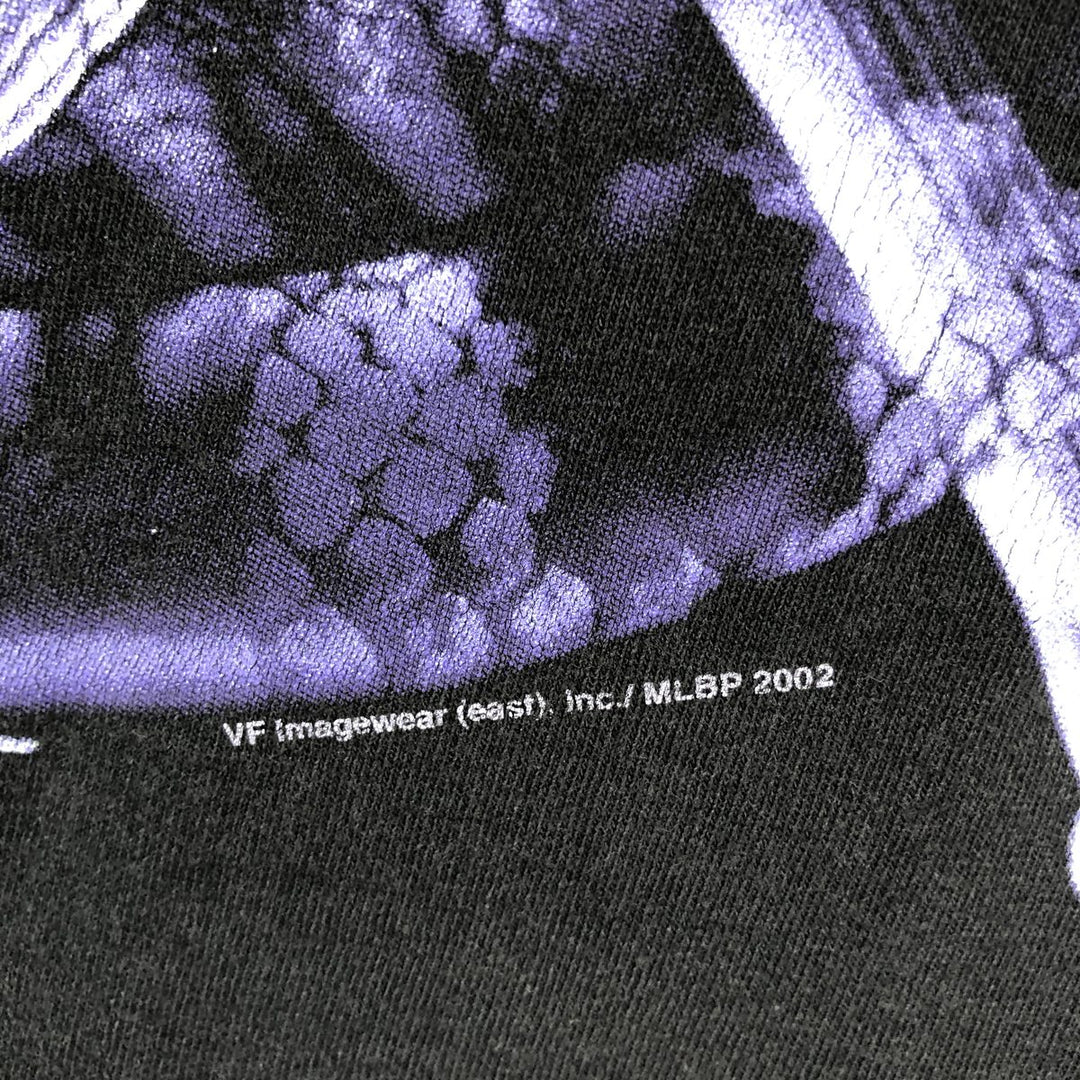 2000'S Lee SPORT MLB Arizona Diamondbacks Snake/Python Pattern Sports Print T-Shirt (Men's Size L) cotton black type Vintage Second Hand