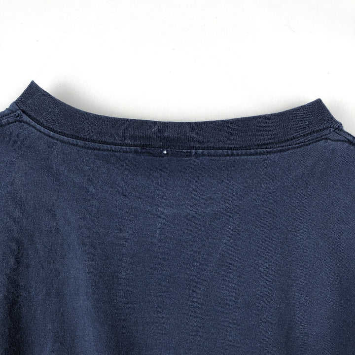 90'S Official Fan Sportswear NFL Dallas Cowboys Logo Print T-Shirt, Made in USA, Men's Size L (Equivalent), Vintage cotton navy blue type Vintage Second Hand