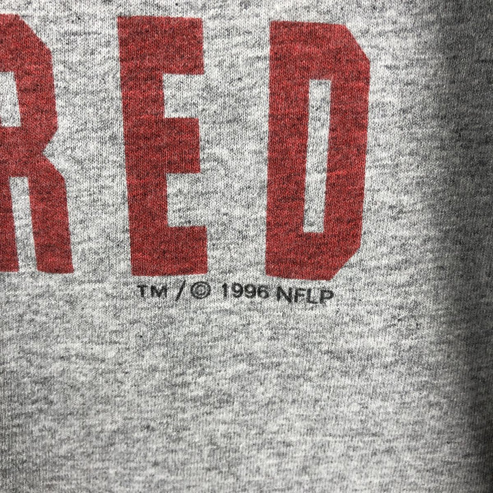 90'S Reebok NFL San Francisco 49ers Logo Print T-Shirt, Men's XL (approx.), Vintage unclear gray type Vintage Second Hand