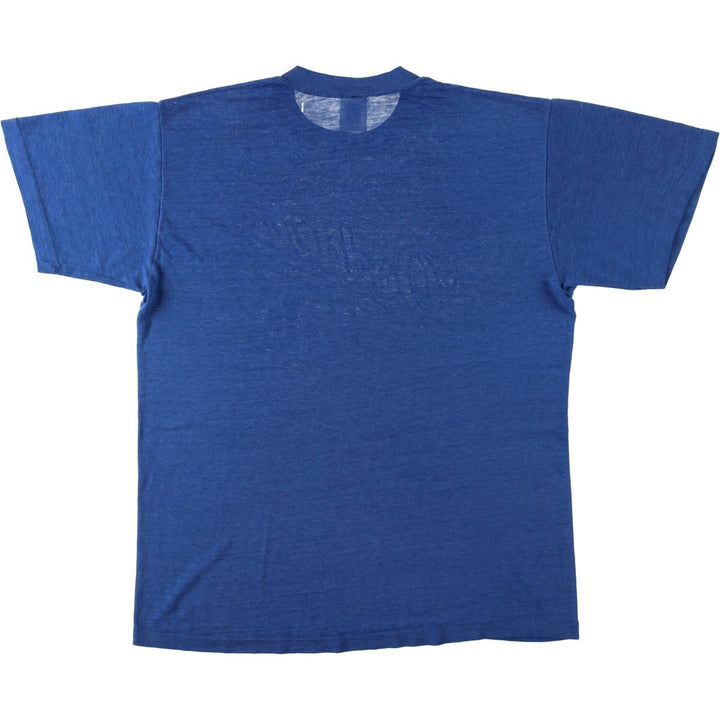 90'S LOGO7 MLB Los Angeles Dodgers Sports Print T-Shirt, Made in USA, Men's Size L (Equivalent), Vintage polyester blue type Vintage Second Hand