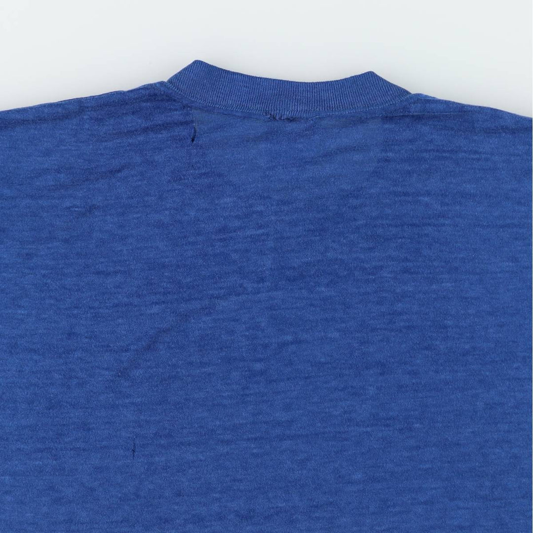 90'S LOGO7 MLB Los Angeles Dodgers Sports Print T-Shirt, Made in USA, Men's Size L (Equivalent), Vintage polyester blue type Vintage Second Hand
