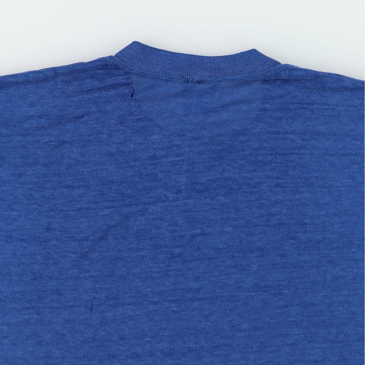 90'S LOGO7 MLB Los Angeles Dodgers Sports Print T-Shirt, Made in USA, Men's Size L (Equivalent), Vintage polyester blue type Vintage Second Hand
