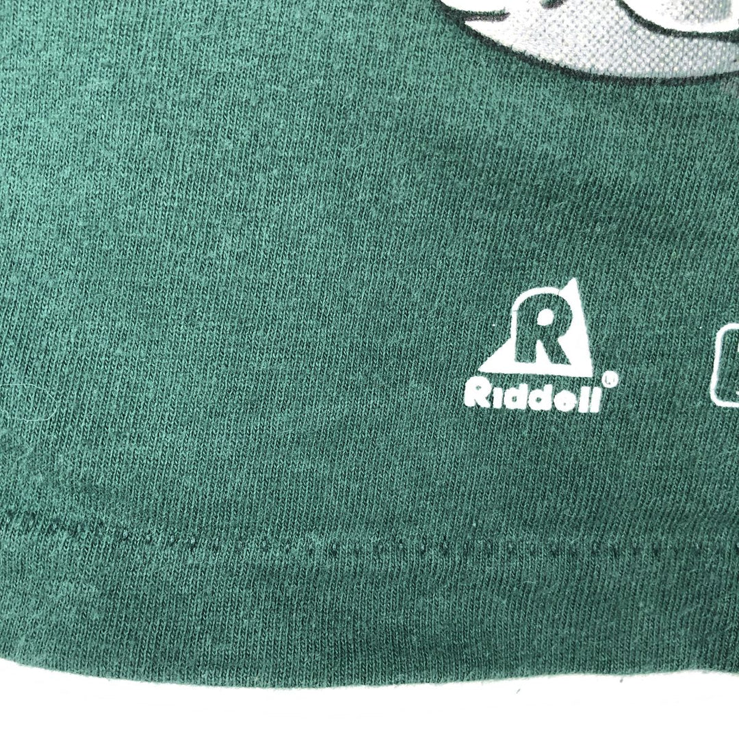 90'S RIDDELL Green Bay Packers Large Print Sports T-Shirt, Made in USA, Men's Size M (approx.) cotton green type Vintage Second Hand