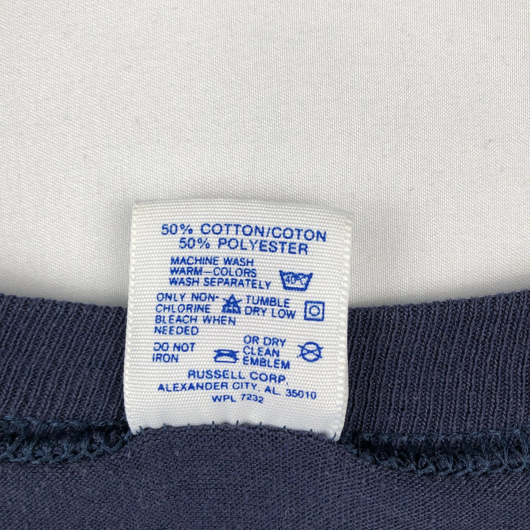 90'S JERSEYS Dallas Cowboys SUPER BOWL XXVII Sports Print T-Shirt, Made in USA, Men's Size L (approx.), Vintage cotton navy blue type Vintage Second Hand