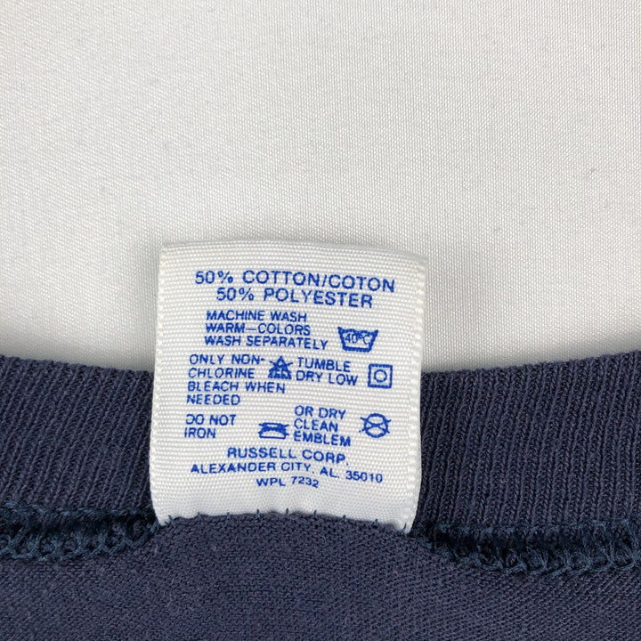 90'S JERSEYS Dallas Cowboys SUPER BOWL XXVII Sports Print T-Shirt, Made in USA, Men's Size L (approx.), Vintage cotton navy blue type Vintage Second Hand