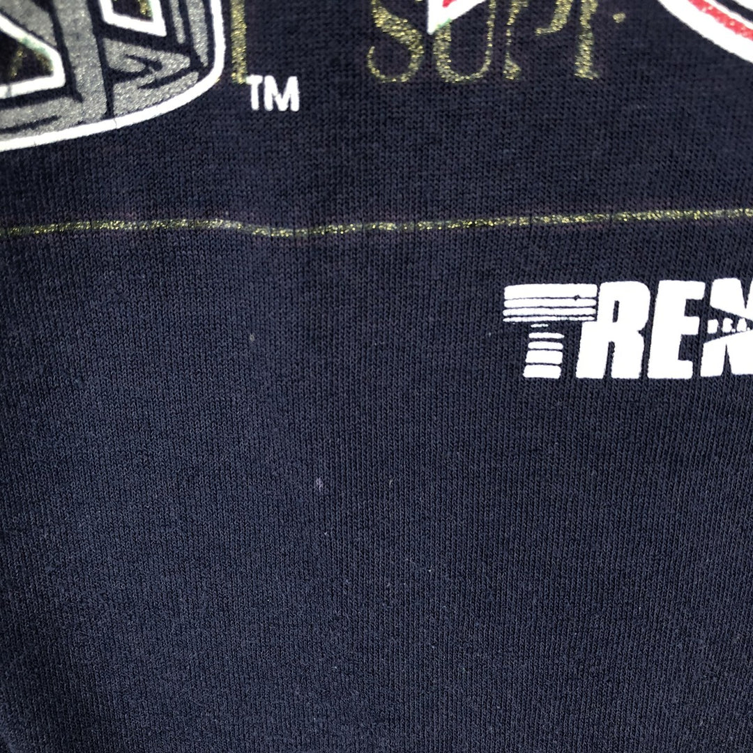 90'S JERSEYS Dallas Cowboys SUPER BOWL XXVII Sports Print T-Shirt, Made in USA, Men's Size L (approx.), Vintage cotton navy blue type Vintage Second Hand