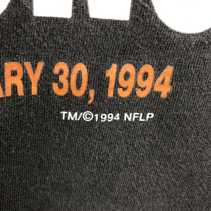 90'S Starter NFL Dallas Cowboys sports print T-shirt, Made in USA, Men's XL equivalent. cotton black type Vintage Second Hand