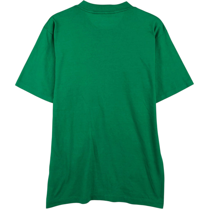 90'S Saturday's Hero NBA Boston Celtics sports print T-shirt, Made in USA, Men's size L equivalent, Vintage cotton green type Vintage Second Hand