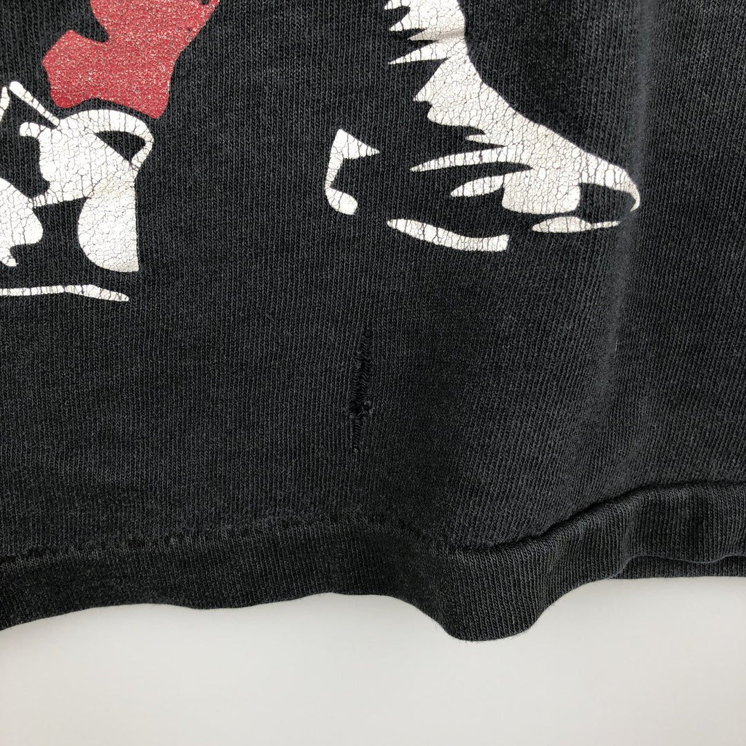 90'S The Game NFL Washington Redskins Sports Print T-Shirt, Made in USA, Men's Size L (Equivalent), Vintage cotton black type Vintage Second Hand