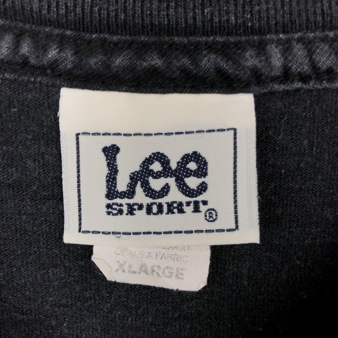 90s-00'S Lee SPORT MLB CHICAGO WHITE SOX sports print T-shirt, men's size XL (approx.) cotton black type Vintage Second Hand
