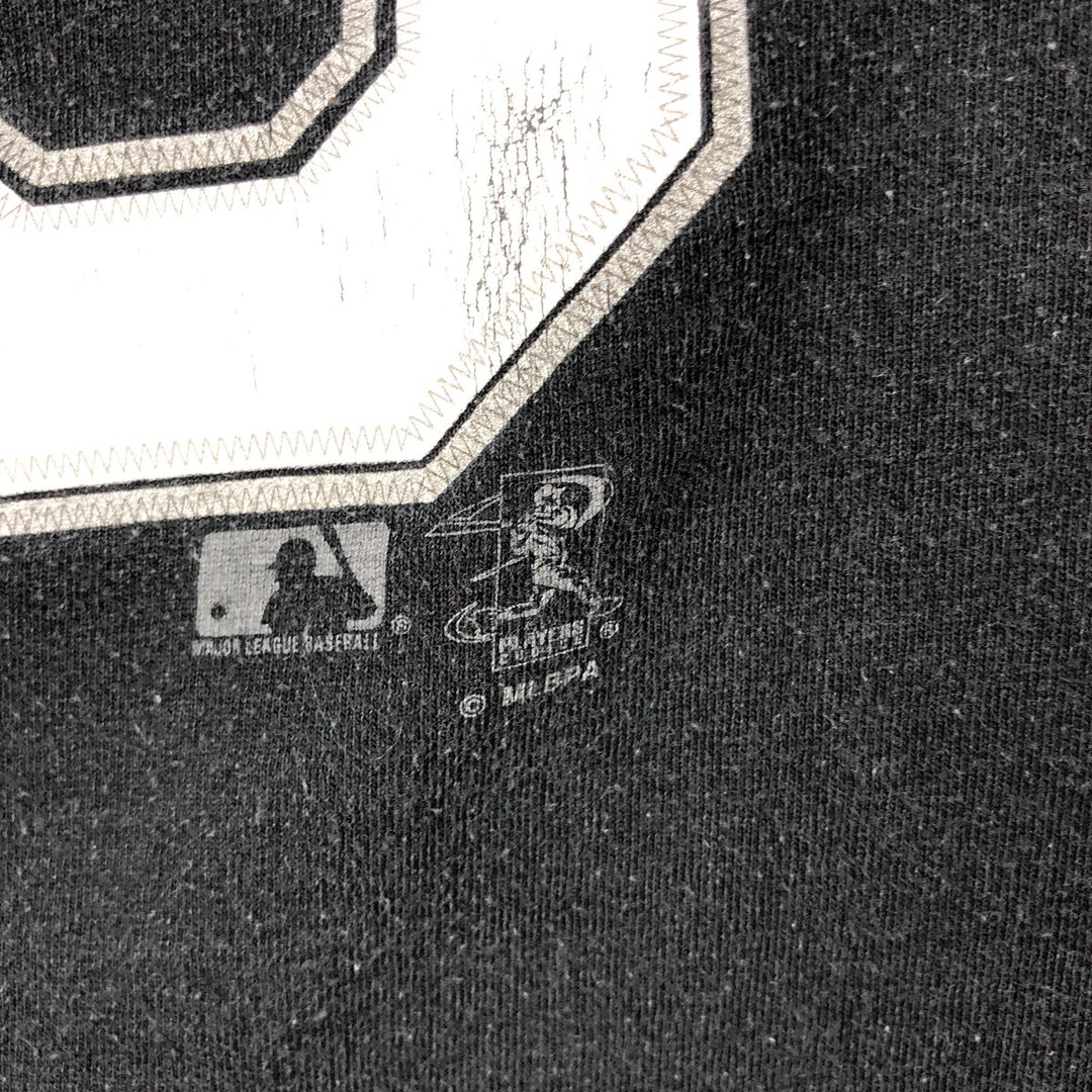 90s-00'S Lee SPORT MLB CHICAGO WHITE SOX sports print T-shirt, men's size XL (approx.) cotton black type Vintage Second Hand