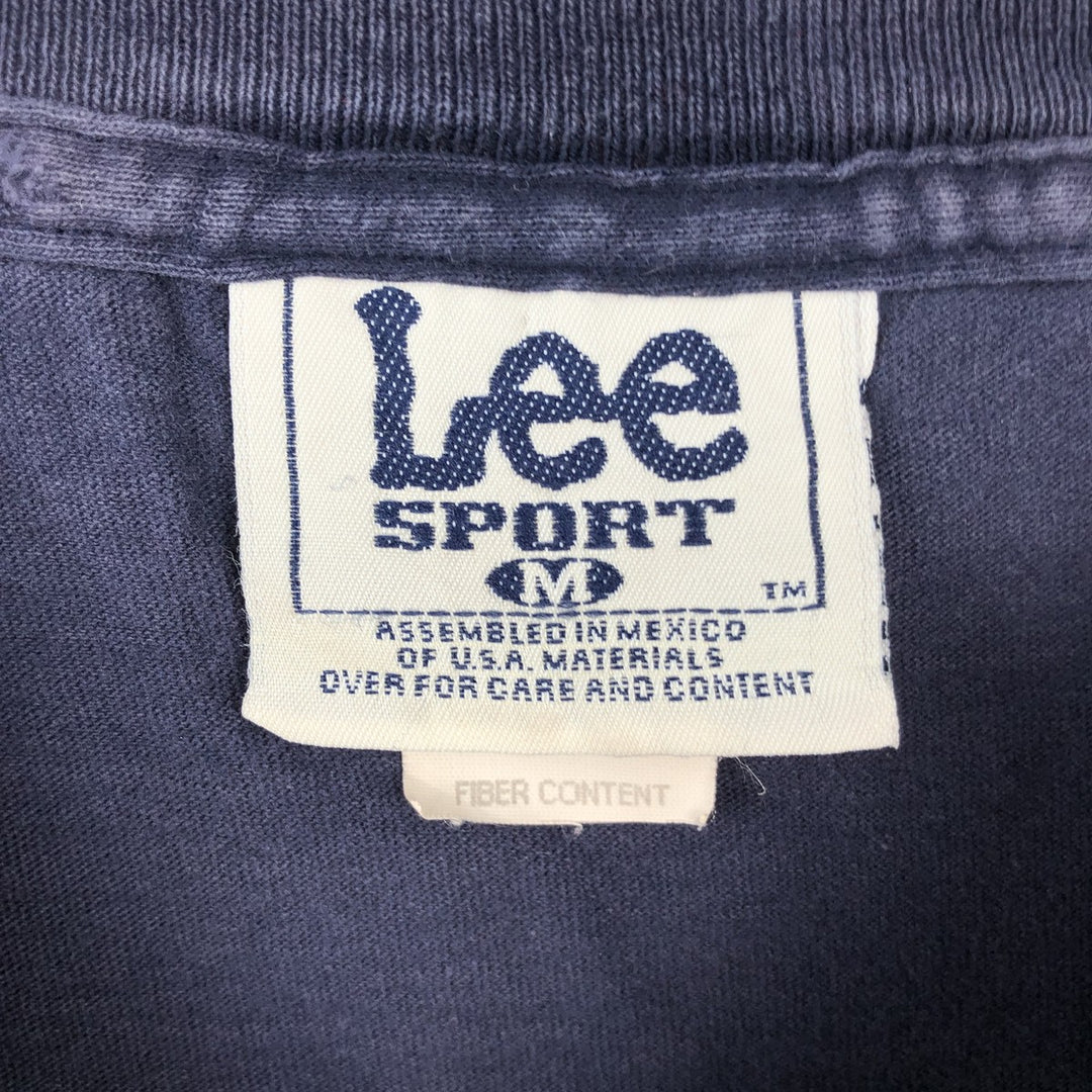 90s-00'S Lee SPORT NFL Dallas Cowboys Logo Print T-Shirt, Men's Size M (approx.) cotton navy blue type Vintage Second Hand