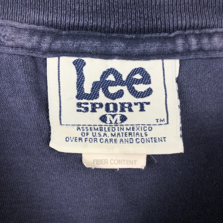 90s-00'S Lee SPORT NFL Dallas Cowboys Logo Print T-Shirt, Men's Size M (approx.) cotton navy blue type Vintage Second Hand