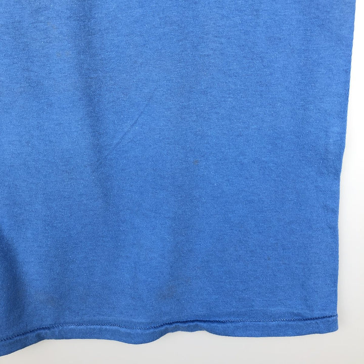 80'S Russell Chicago Cubs Ghostbusters Parody Sports Print T-Shirt, Made in USA, Men's Size L (Equivalent), Vintage cotton Blue type light blue Vintage Second Hand