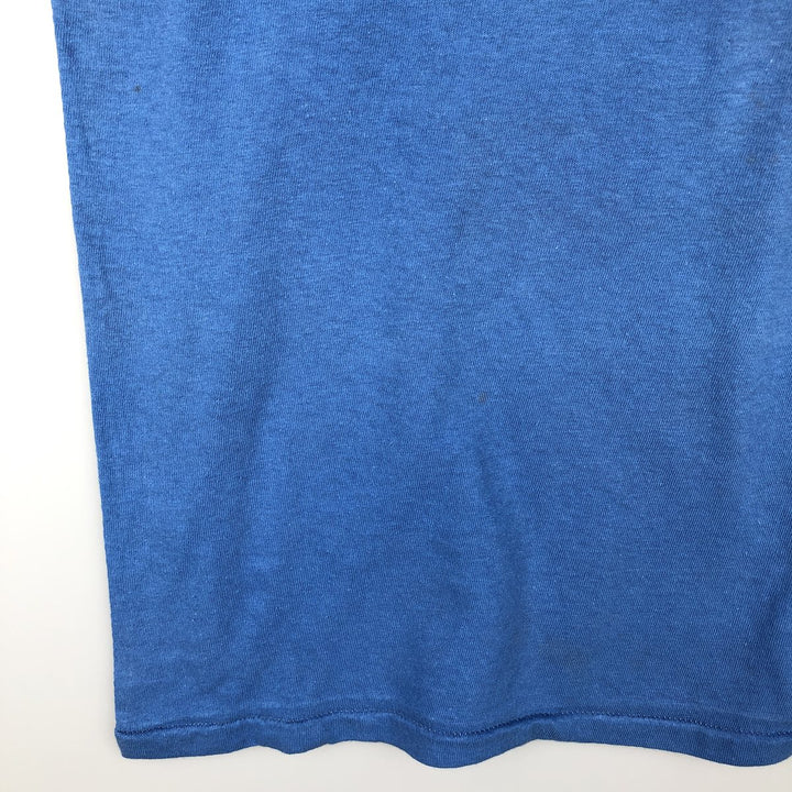80'S Russell Chicago Cubs Ghostbusters Parody Sports Print T-Shirt, Made in USA, Men's Size L (Equivalent), Vintage cotton Blue type light blue Vintage Second Hand