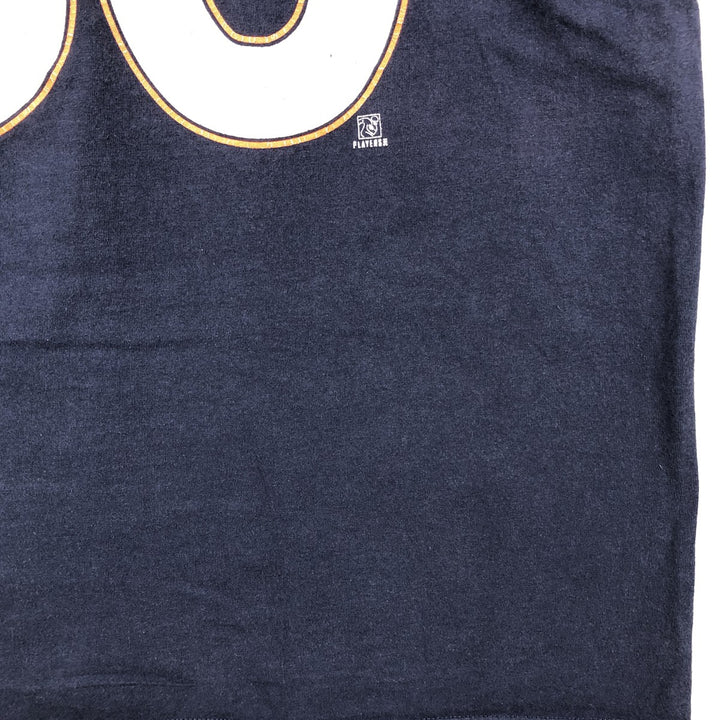 Starter NFL Denver Broncos Sports Print T-Shirt, Made in USA, X-LARGE (Equivalent to Men's XL) cotton navy blue type Vintage Second Hand