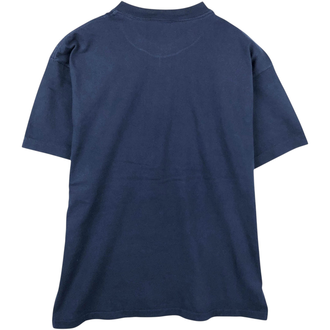 90'S TULTEX NFL Dallas Cowboys Logo Print T-Shirt, Men's XL (approx.), Vintage cotton navy blue type Vintage Second Hand