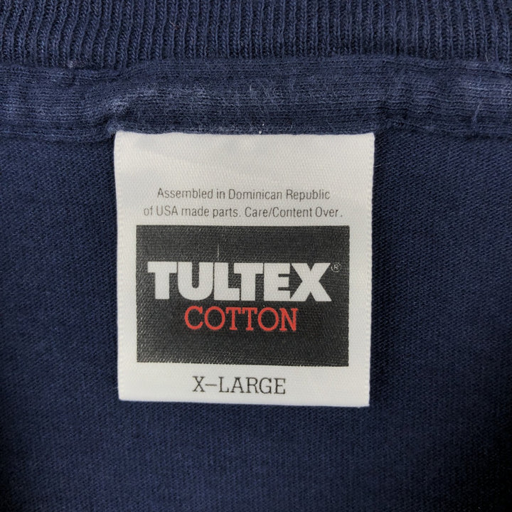 90'S TULTEX NFL Dallas Cowboys Logo Print T-Shirt, Men's XL (approx.), Vintage cotton navy blue type Vintage Second Hand