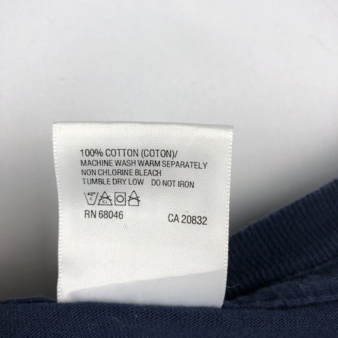 90'S TULTEX NFL Dallas Cowboys Logo Print T-Shirt, Men's XL (approx.), Vintage cotton navy blue type Vintage Second Hand