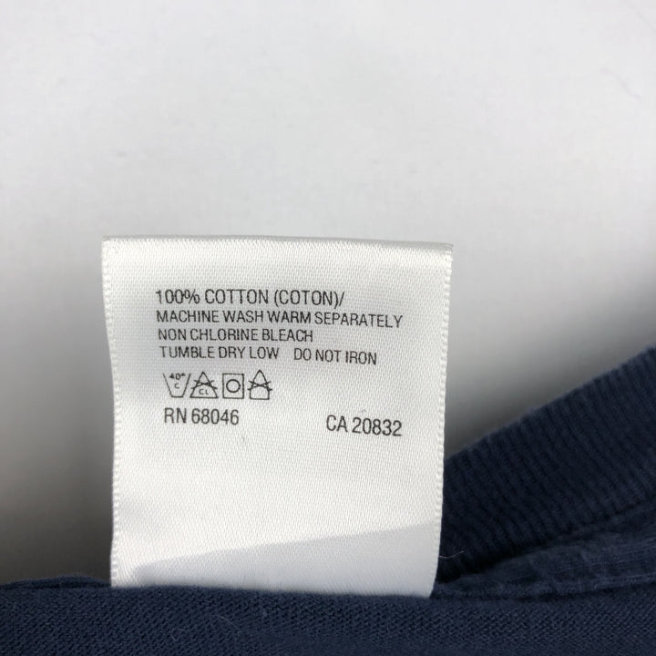 90'S TULTEX NFL Dallas Cowboys Logo Print T-Shirt, Men's XL (approx.), Vintage cotton navy blue type Vintage Second Hand