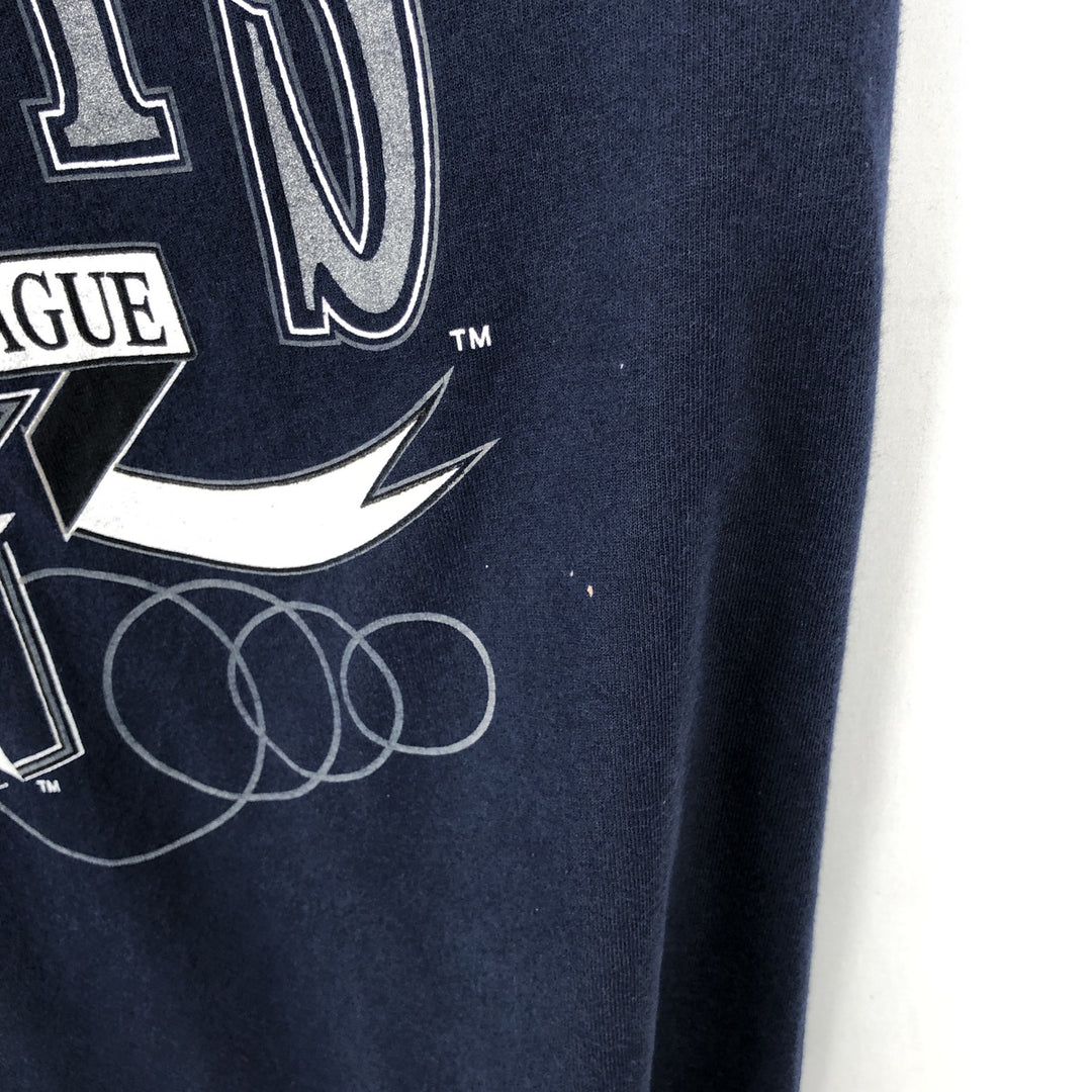 90'S TULTEX NFL Dallas Cowboys Logo Print T-Shirt, Men's XL (approx.), Vintage cotton navy blue type Vintage Second Hand