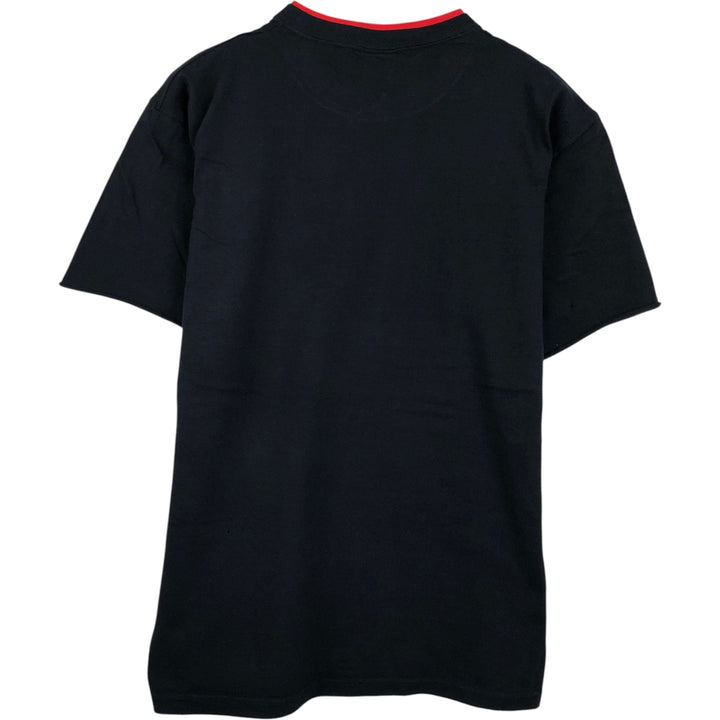 90'S SALEM MLB BOSTON RED SOX Logo Print T-Shirt, Made in USA, Men's Size L (Equivalent), Vintage cotton black type Vintage Second Hand