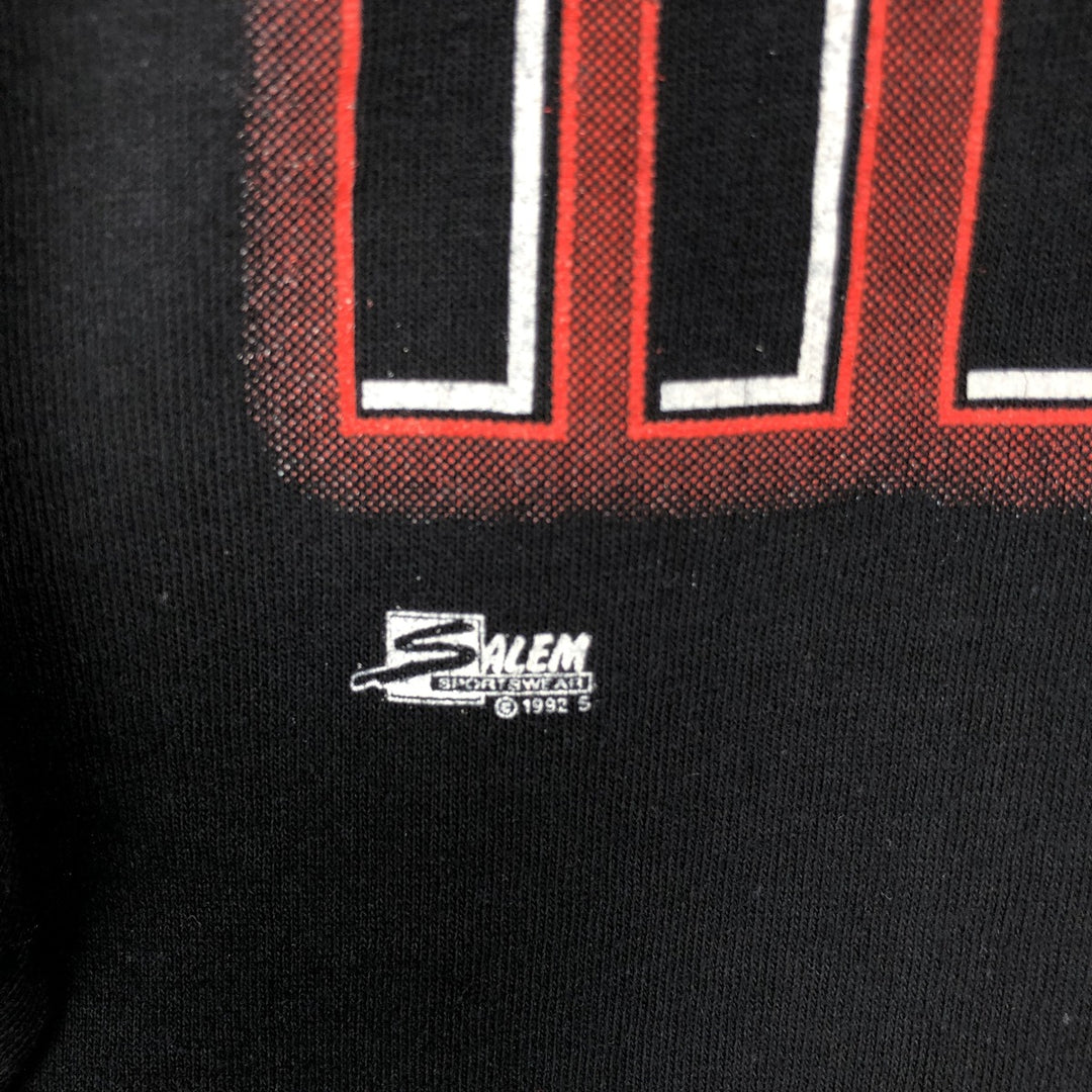 90'S SALEM MLB BOSTON RED SOX Logo Print T-Shirt, Made in USA, Men's Size L (Equivalent), Vintage cotton black type Vintage Second Hand