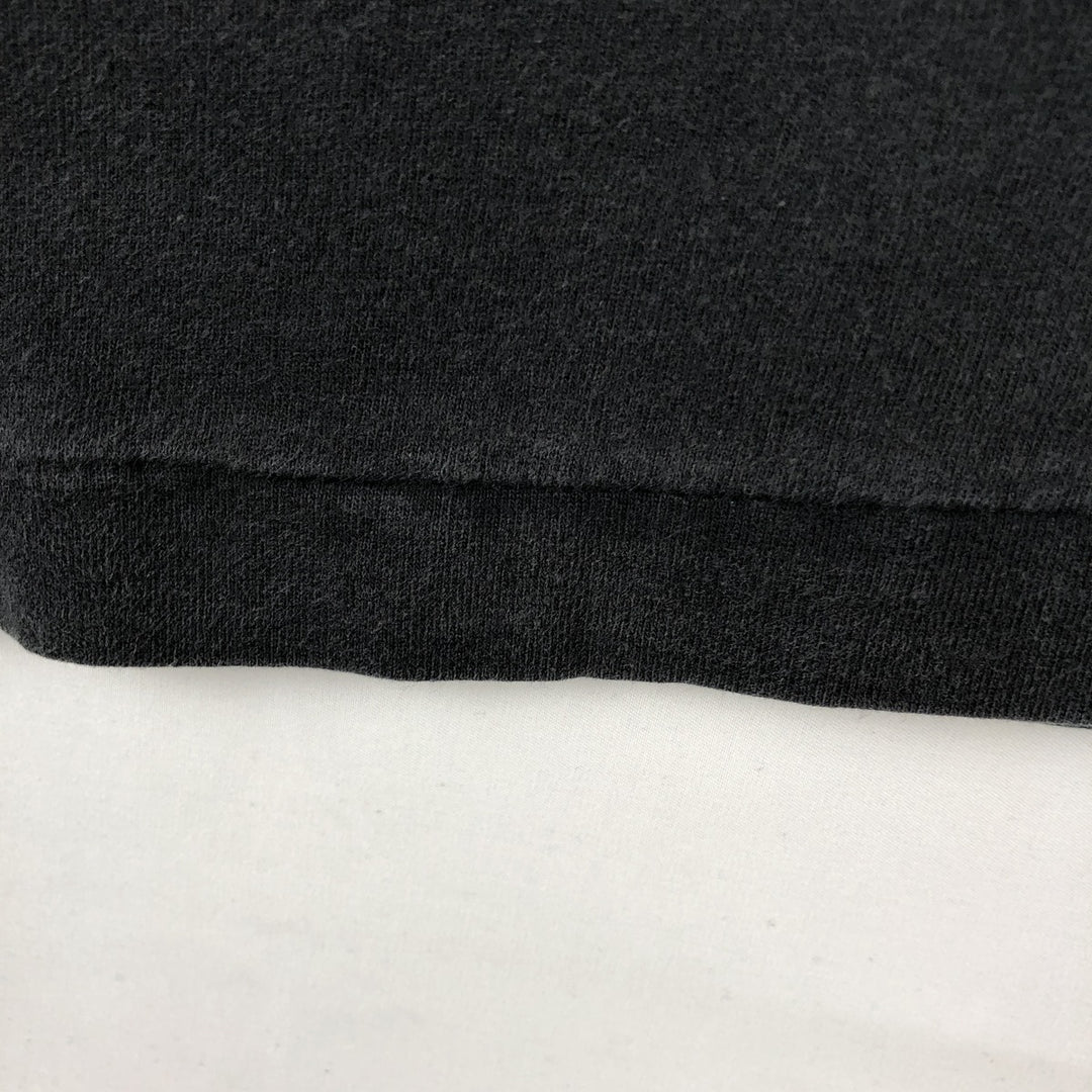 90'S Fruit of the Loom logo print T-shirt, made in USA, men's size M equivalent, vintage. cotton black type Vintage Second Hand